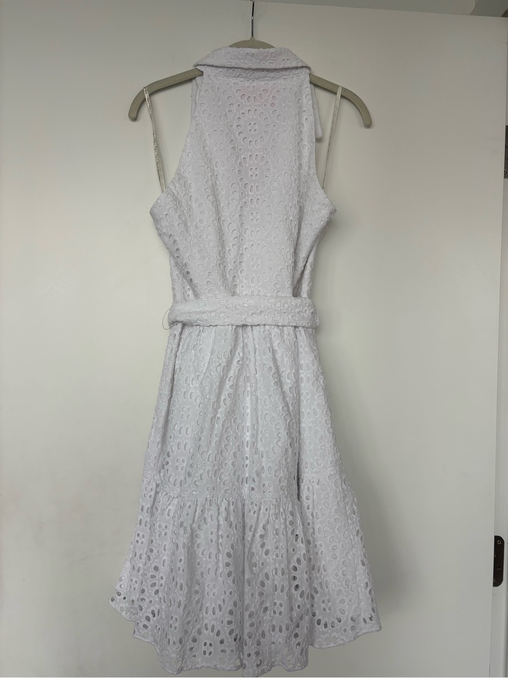 New w/Tags Lilly Pulitzer $218 Trisha Dress in Resort White eyelet Sz 14 - Picture 7 of 16